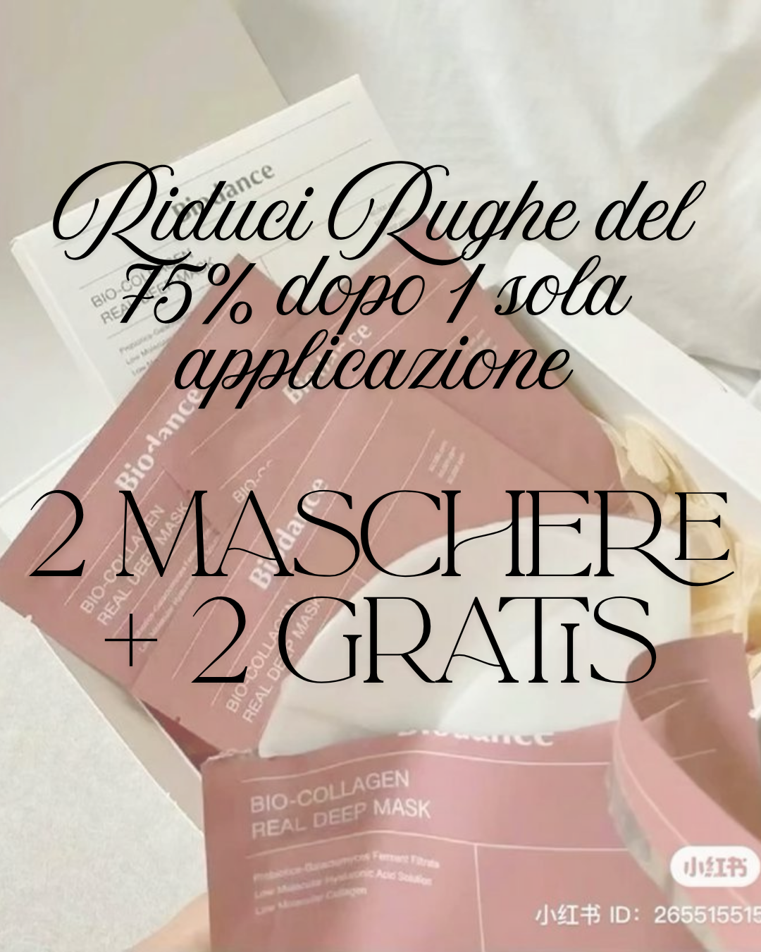 Maschera al Bio Collagene x4