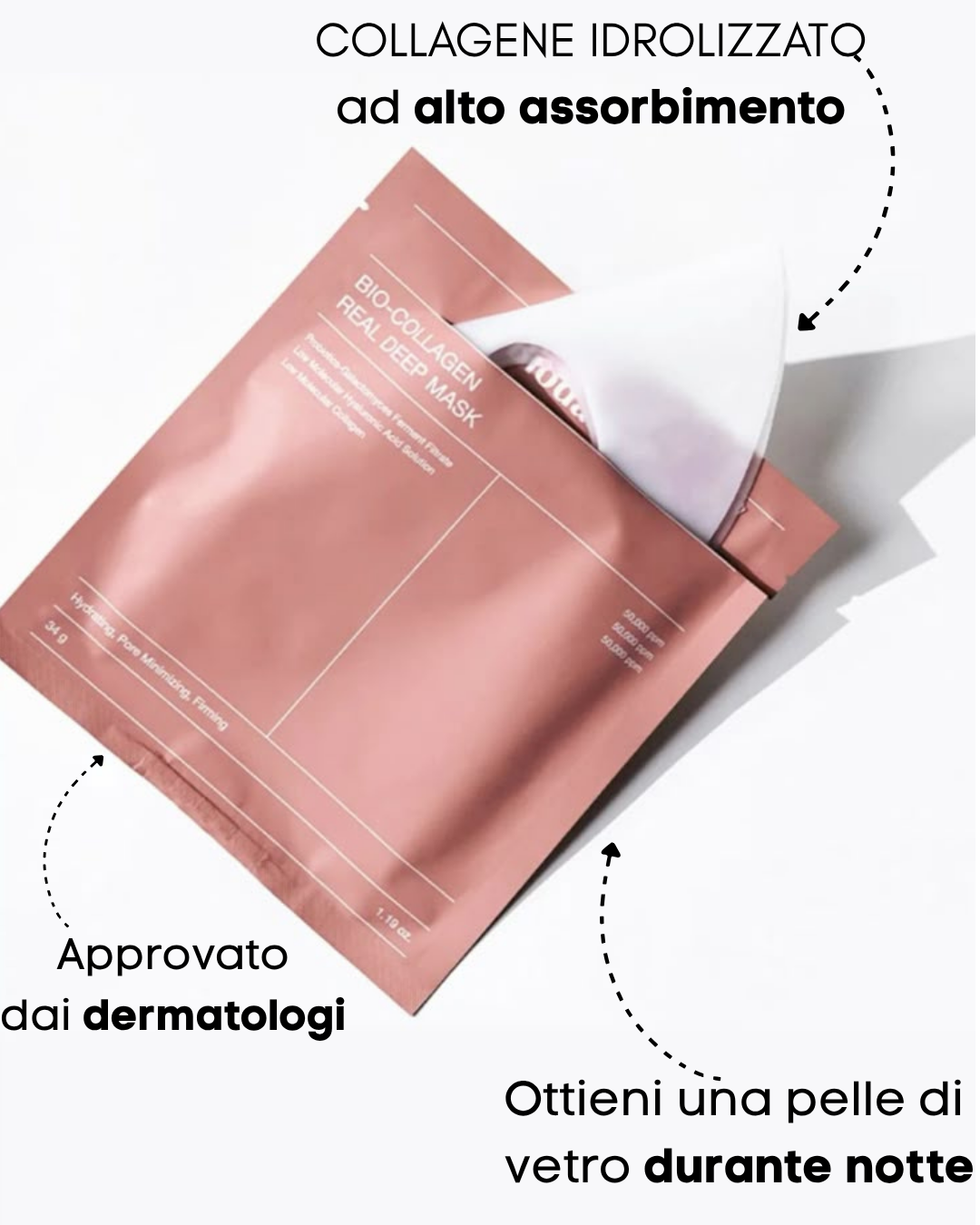 Maschera al Bio Collagene x4